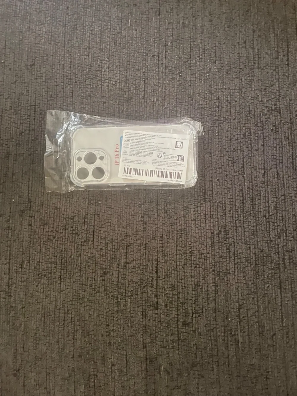 iPhone 16 Pro Clear Case - New Sealed Transparent Protective Cover